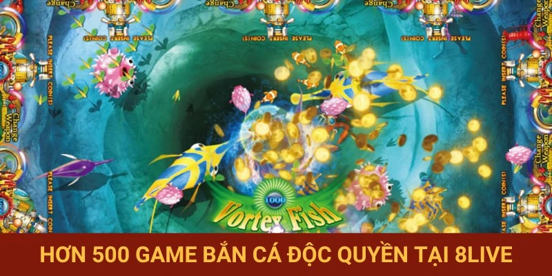 Trải nghiệm game bắn cá 8LIVE đặc sắc